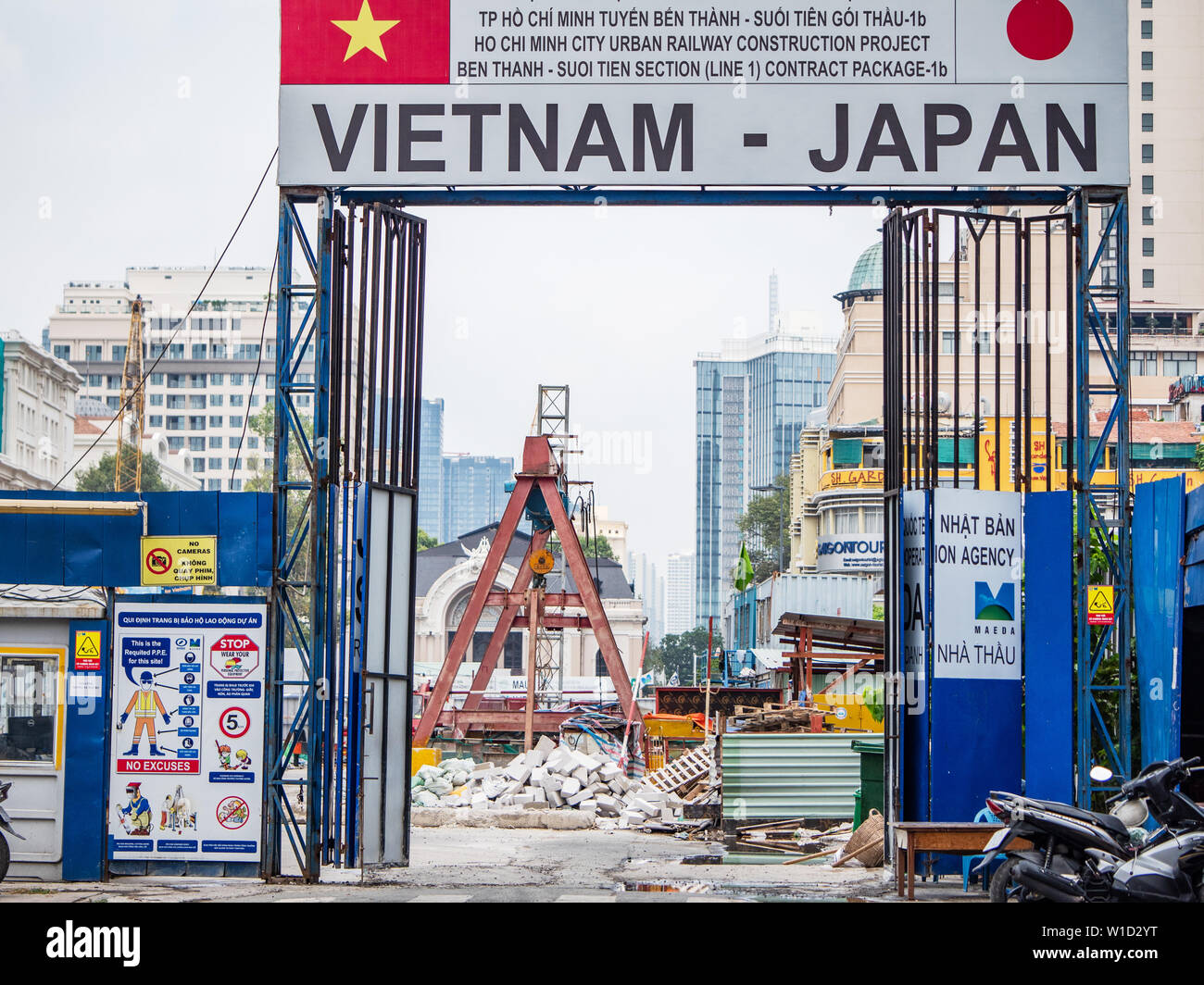 Ho Chi Minh City, Vietnam - April 5, 2019: Ho Chi Minh City Urban ...
