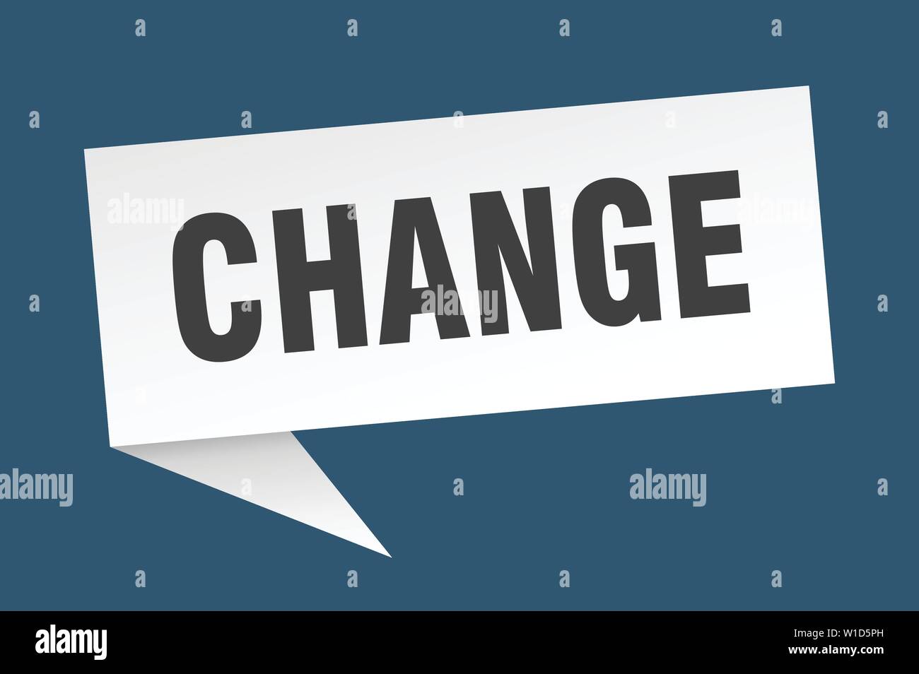 change speech bubble. change sign. change banner Stock Vector Image ...