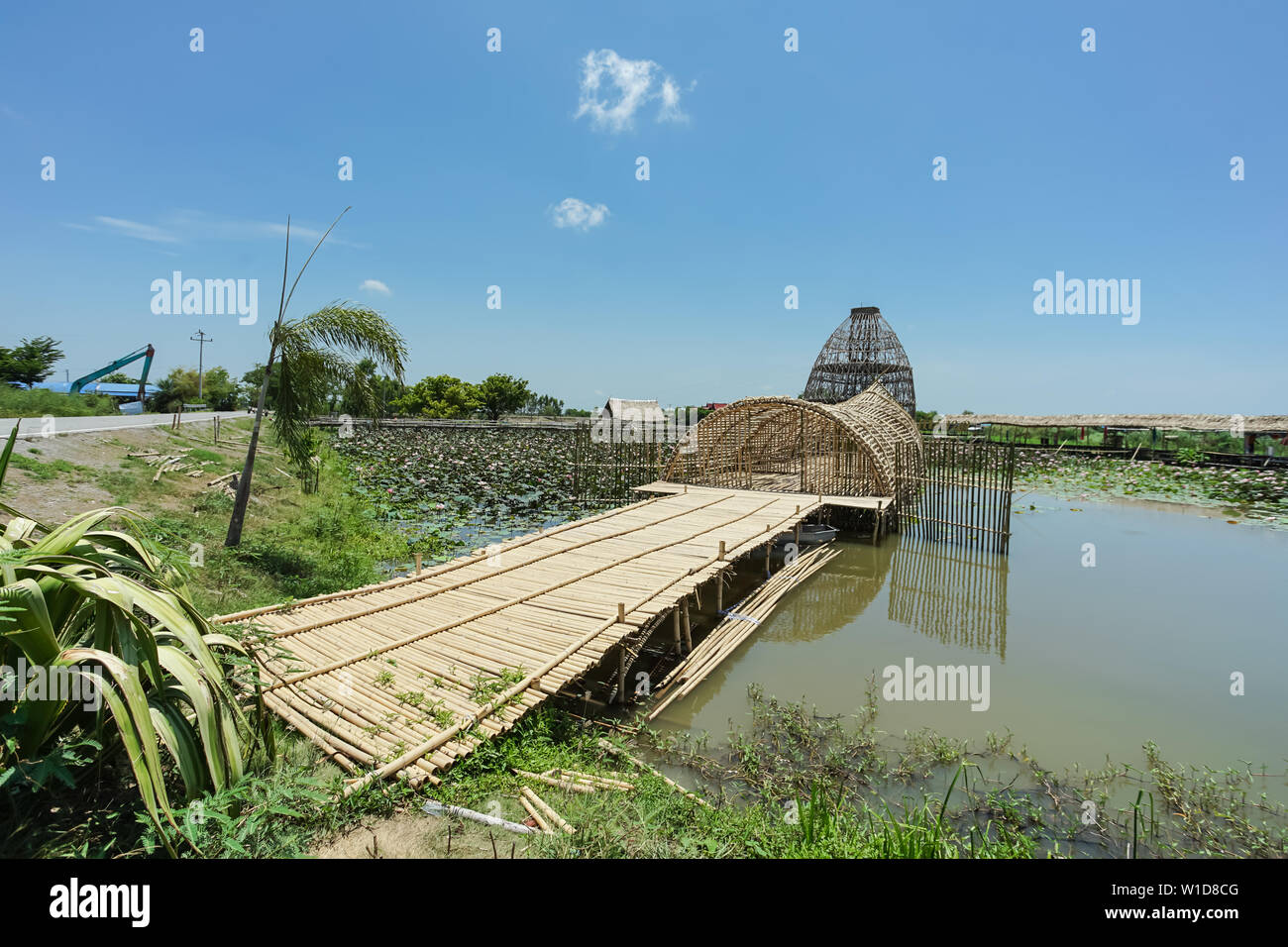 Handcraft Baan Ton Tan in Song Phi Nong District, Suphanburi Province, Thailand. Stock Photo