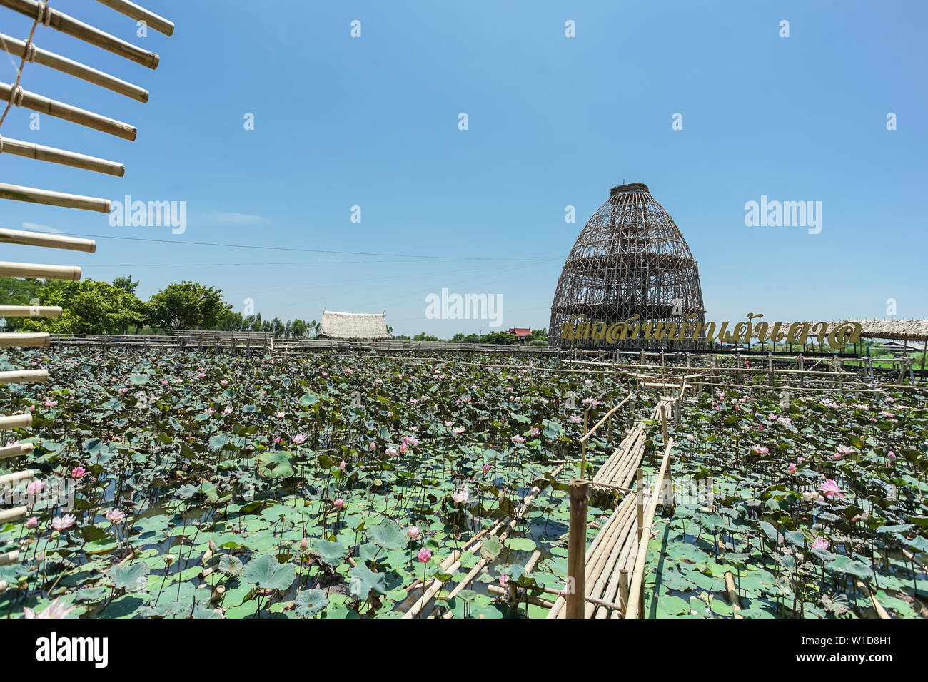 Handcraft Baan Ton Tan in Song Phi Nong District, Suphanburi Province, Thailand. Stock Photo