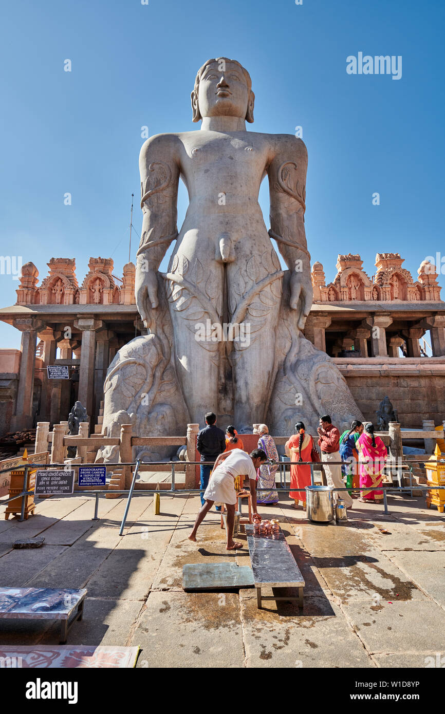 monolithic Gommateshwara statue at Shravanabelagola, Shravanabelagola