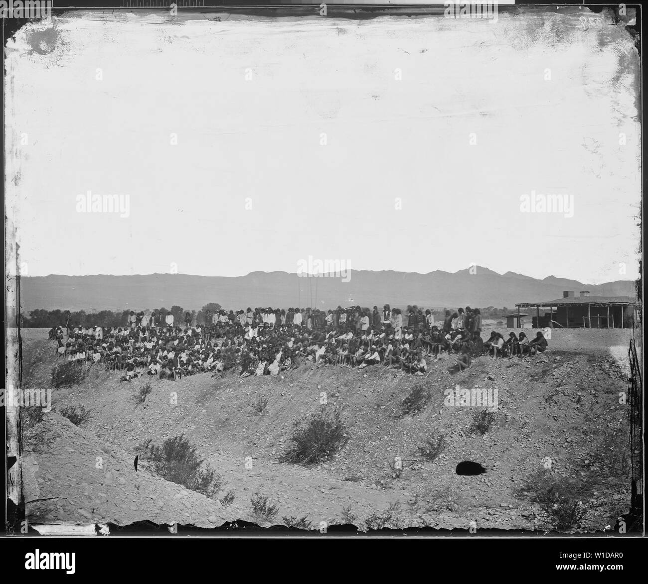 GROUP OF MOHAVE INDIANS, ARIZONA Stock Photo Alamy