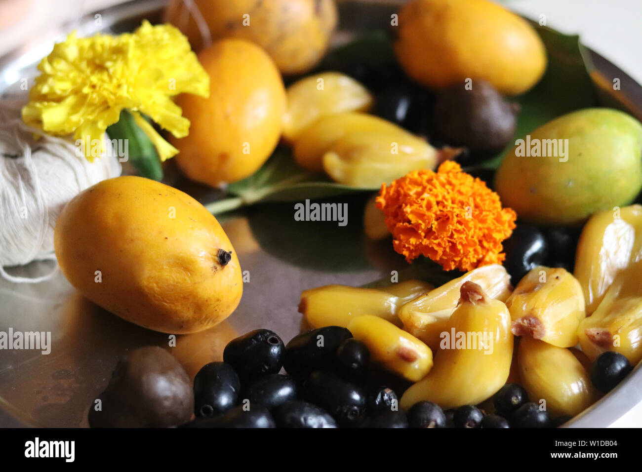 Indian Traditional Worship Dish Stock Photo