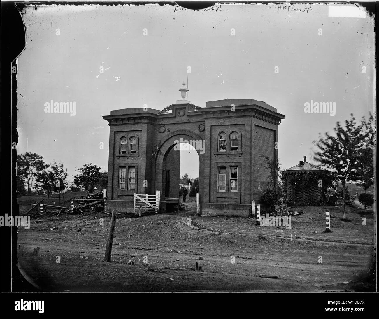 Gate House, Cemetery, Gettysburg, Pa Stock Photo Alamy