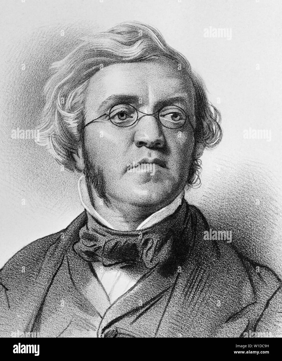 WILLIAM MAKEPEACE THACKERAY (1811-1863) British novelist Stock Photo