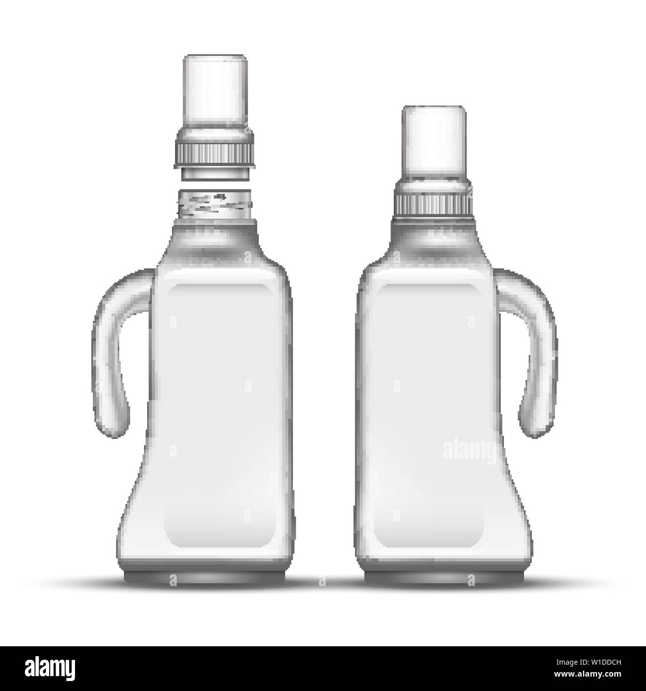 Blank Bleach Plastic Bottle With Handle Vector Stock Vector Image & Art