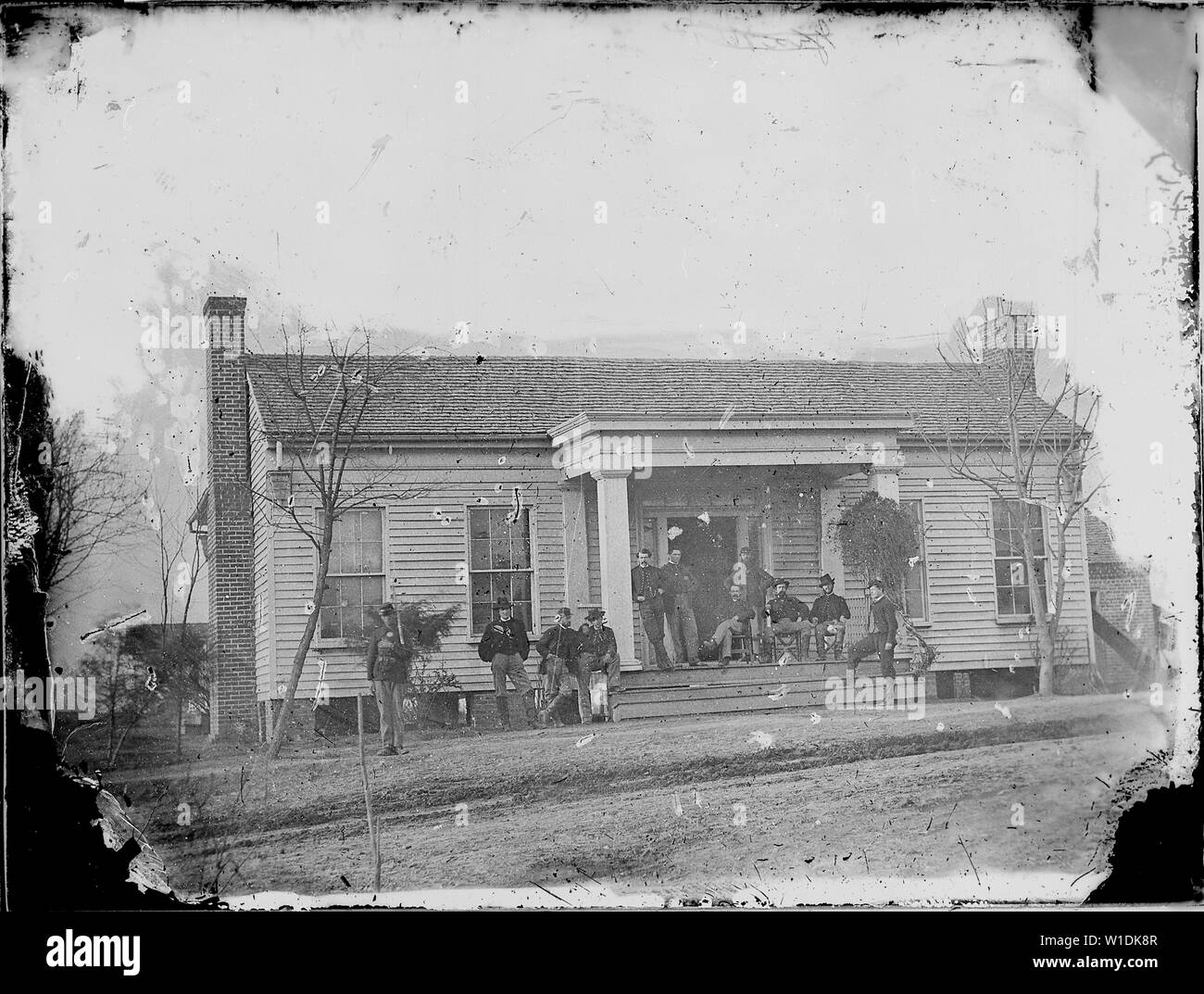 Gen. Thomas' Headquarters, Ringgold, Ga. 1864 Stock Photo Alamy