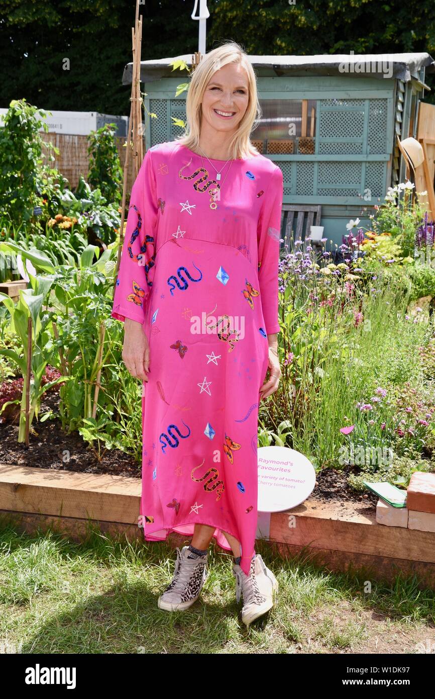 Jo Whiley. RHS Hampton Court Palace Garden Festival, East Molesey