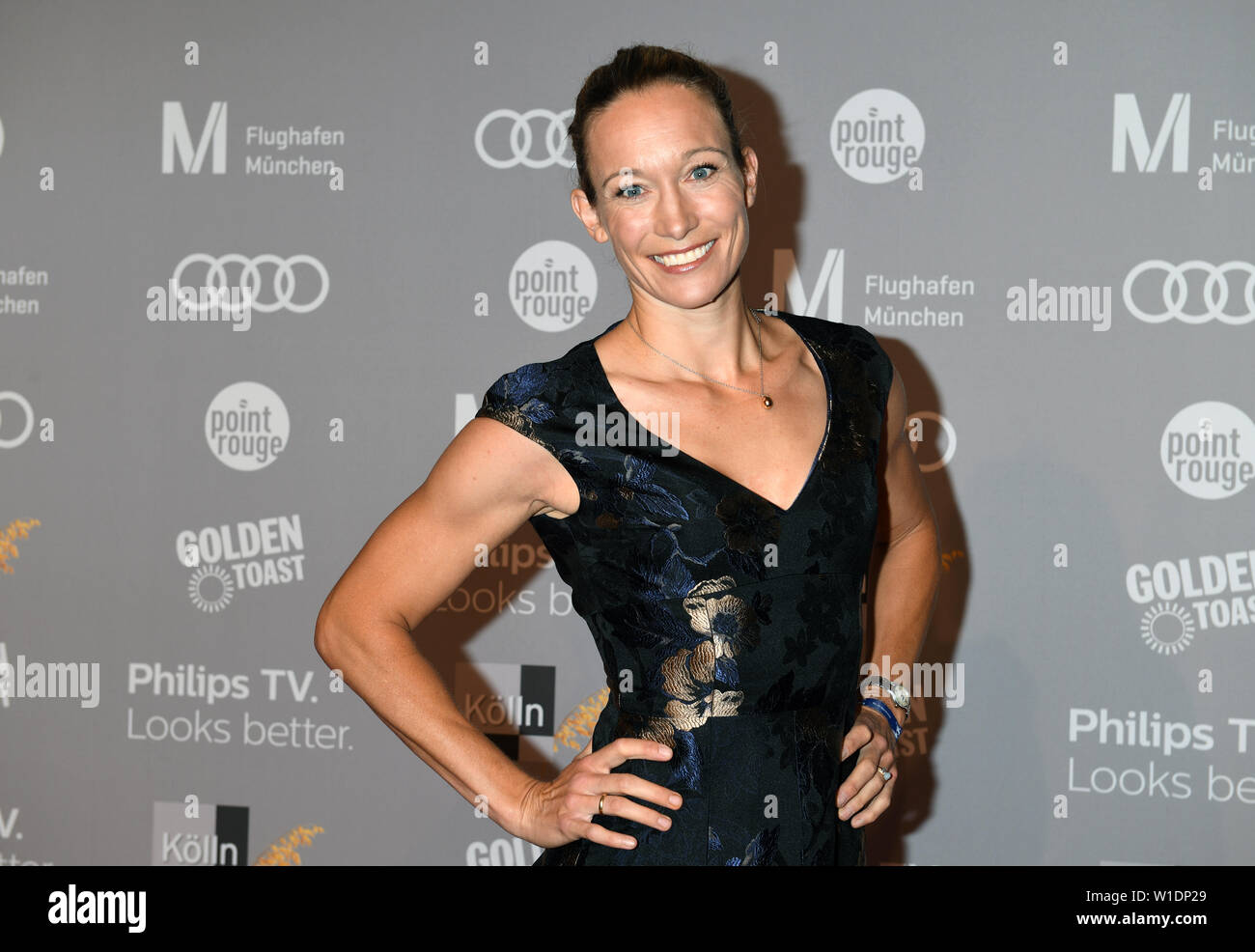 Munich, Germany. 01st July, 2019. Kickboxer Christine Theiss stands on