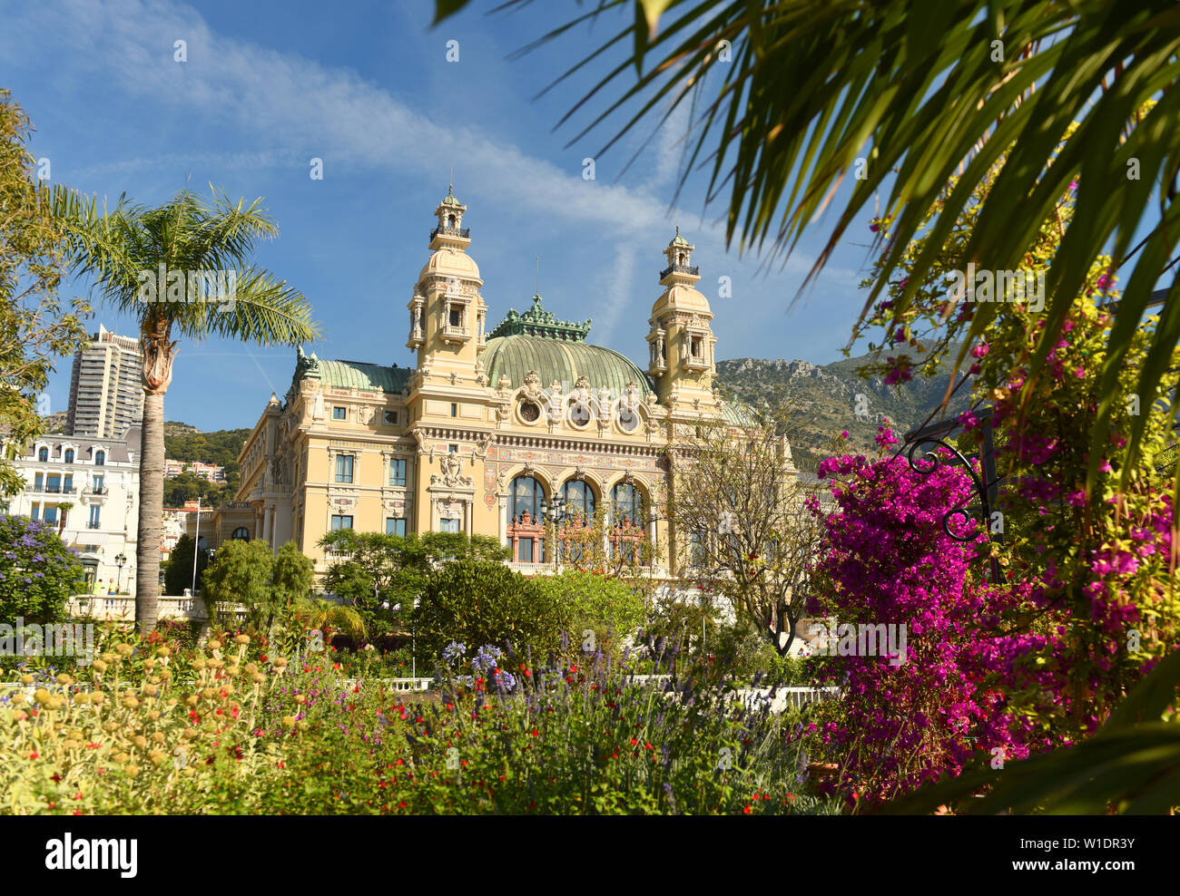 The Monte Carlo Casino, Monaco. Stock Photo