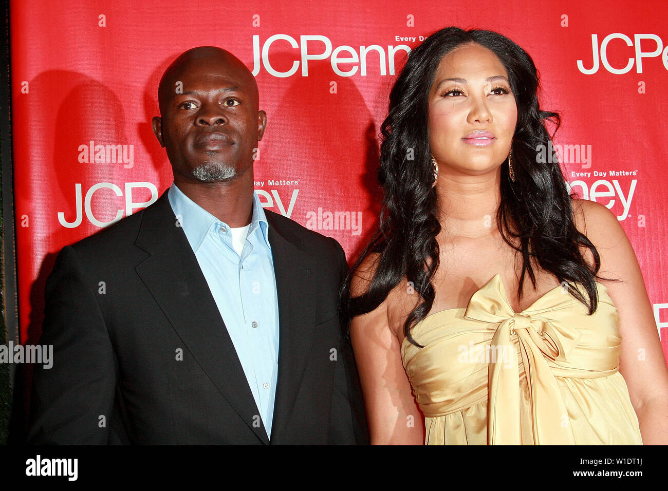 New York, USA. 10 February, 2009. Djimon Hounsou, Kimora Lee Simmons at the  STYLE YOUR SPRING event presented by . Penney at Espace. Credit: Steve  Mack/Alamy Stock Photo - Alamy