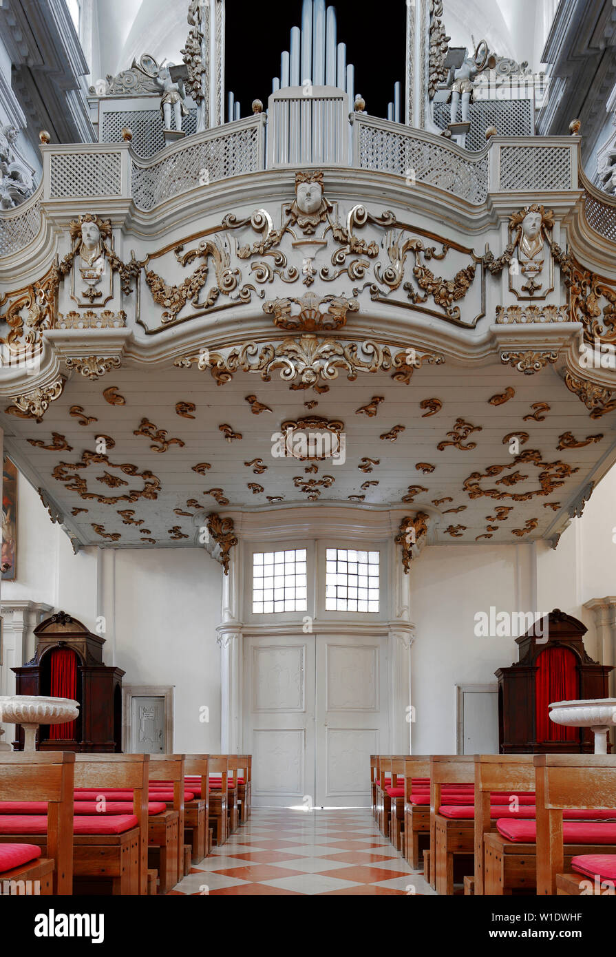 Saint Ignatius church interior,Dubrovnik,Croatia Stock Photo