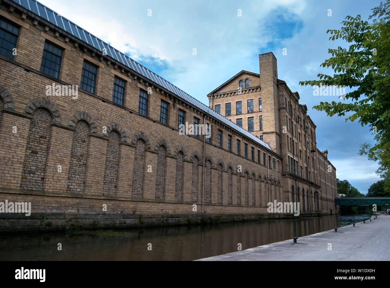 Salts Mill in the Victorian industrial village of Saltaire in West