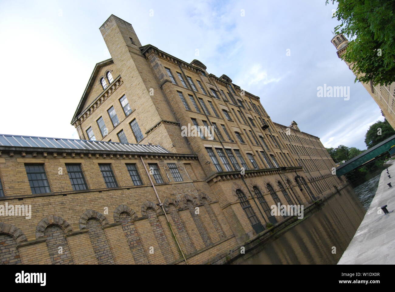 Salts Mill in the Victorian industrial village of Saltaire in West