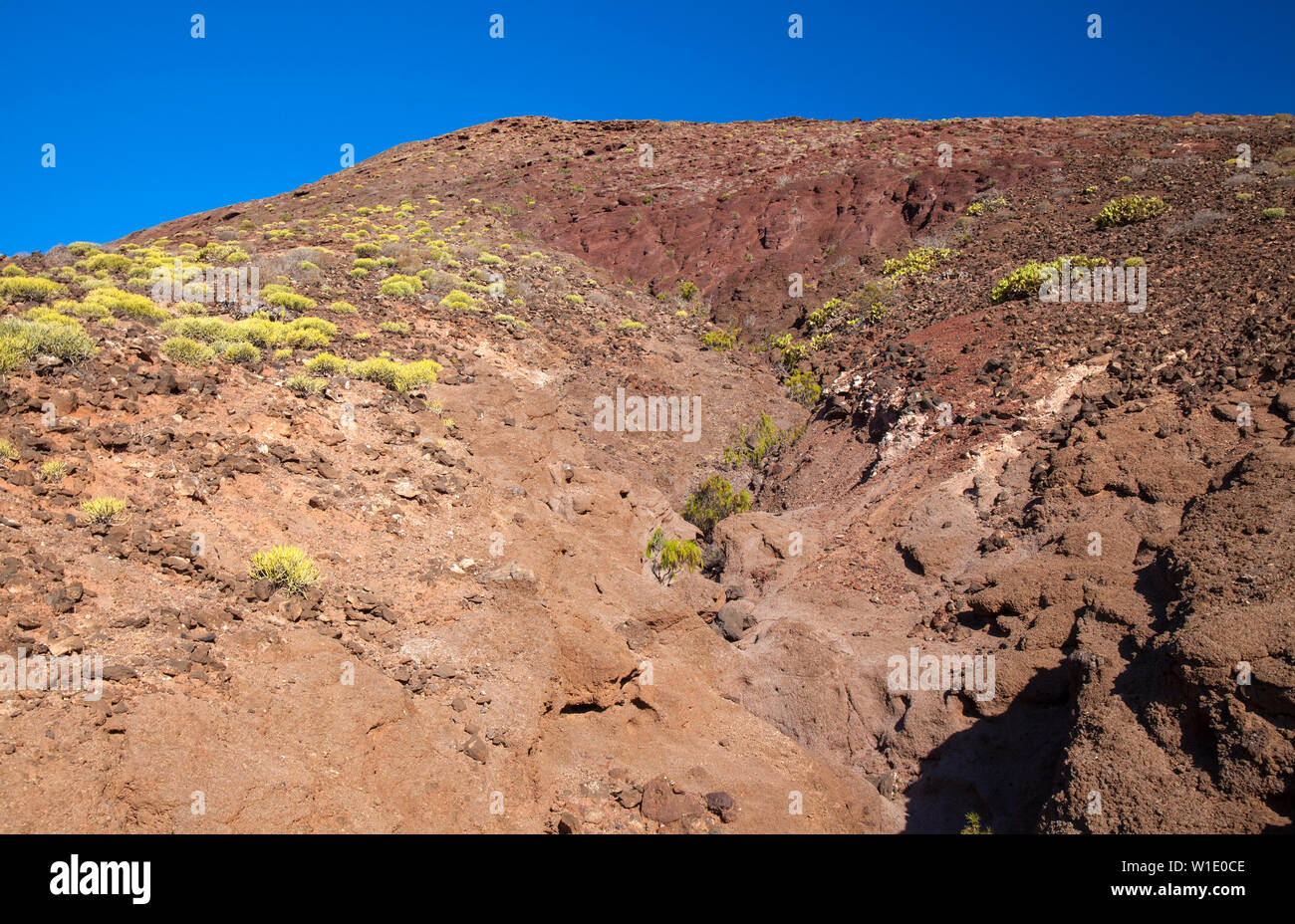 Gran Canaria, Canary Islands,  La Isleta peninsula, Montana las Coloradas natural background Stock Photo