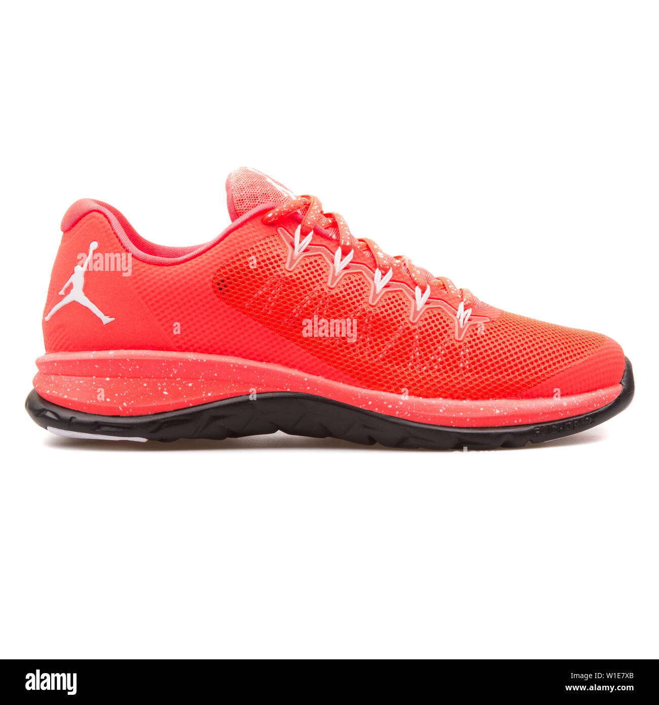 VIENNA, AUSTRIA - AUGUST 25, 2017: Nike Jordan Flight Runner 2 infrared and black sneaker on white background Stock Photo - Alamy