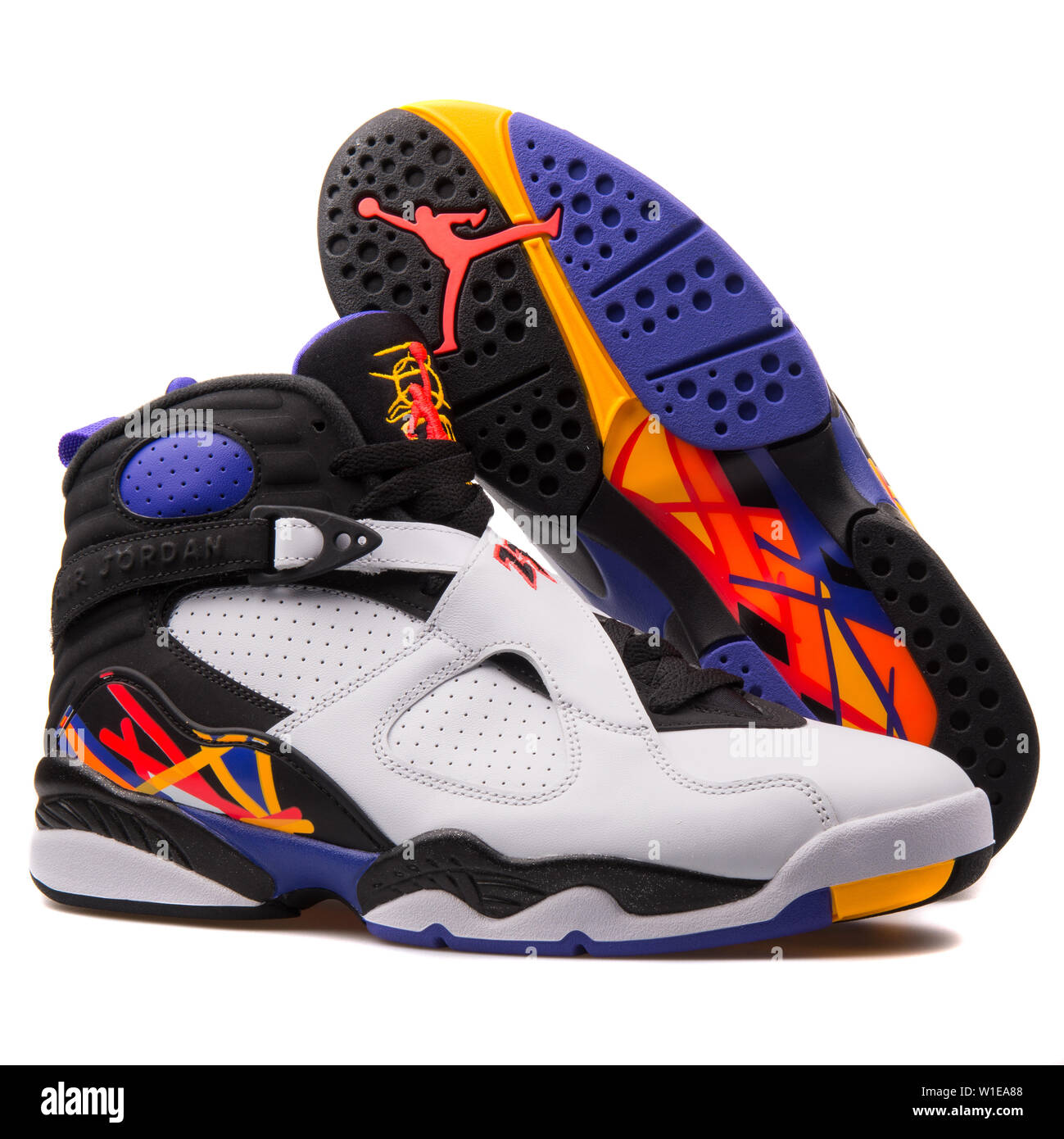 Air Jordan 8 Retro High Resolution Stock Photography and Images - Alamy