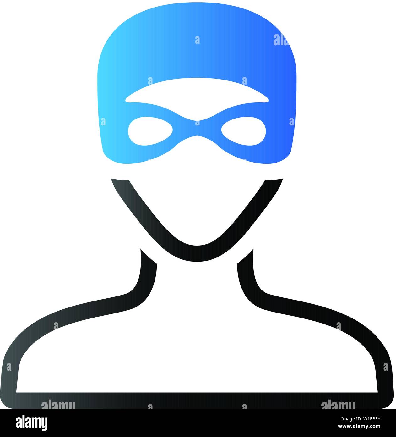 Swimming athlete icon in duo tone color. Sport water pool Stock Vector ...