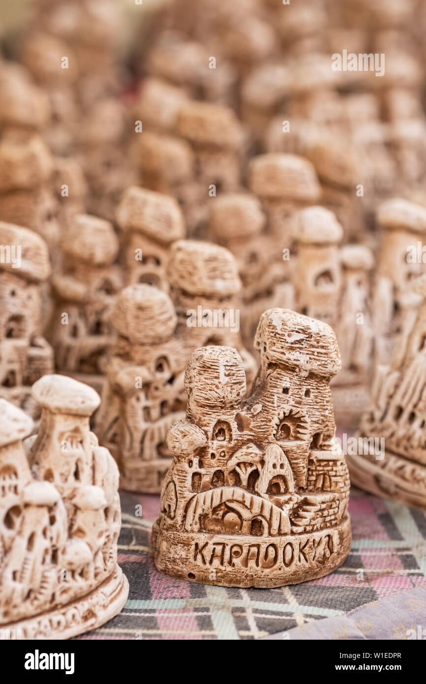 Traditional Cappadocia ceramic souvenir houses, Turkey Stock Photo Alamy