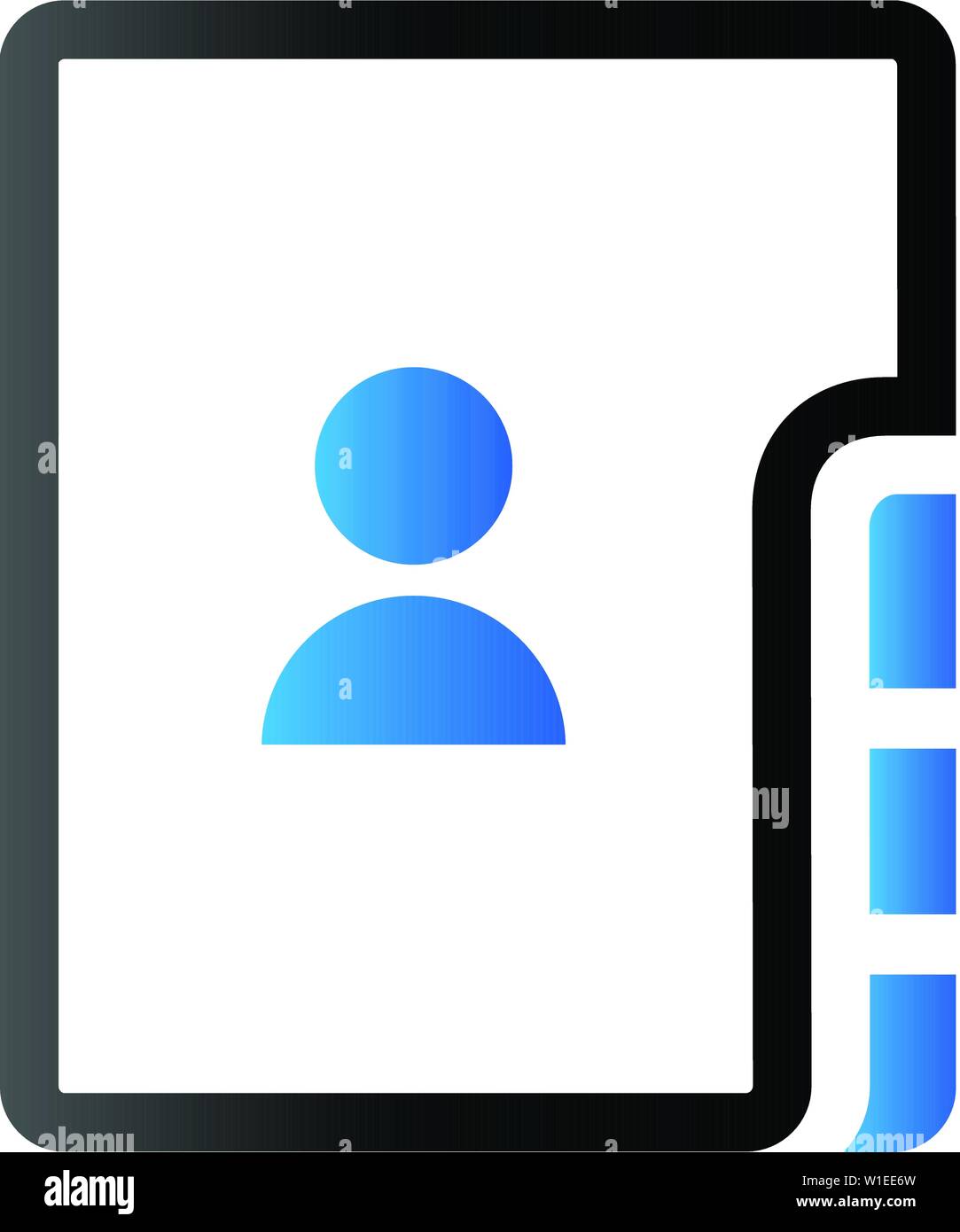Address book icon in duo tone color. contact phone list Stock Vector Image  & Art - Alamy