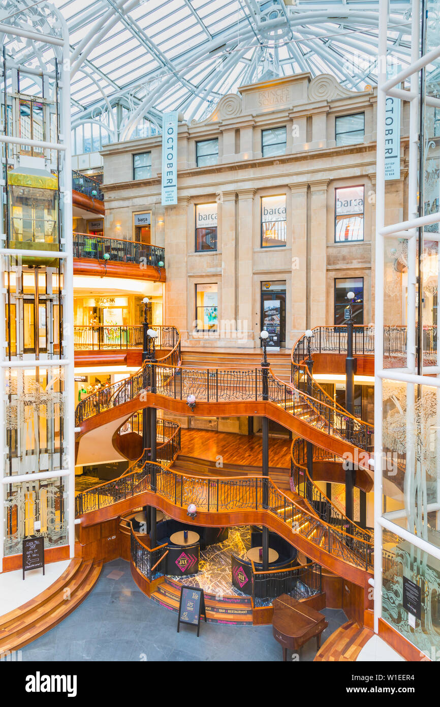 Princes Square Shopping Centre, Glasgow, Scotland, United Kingdom, Europe Stock Photo