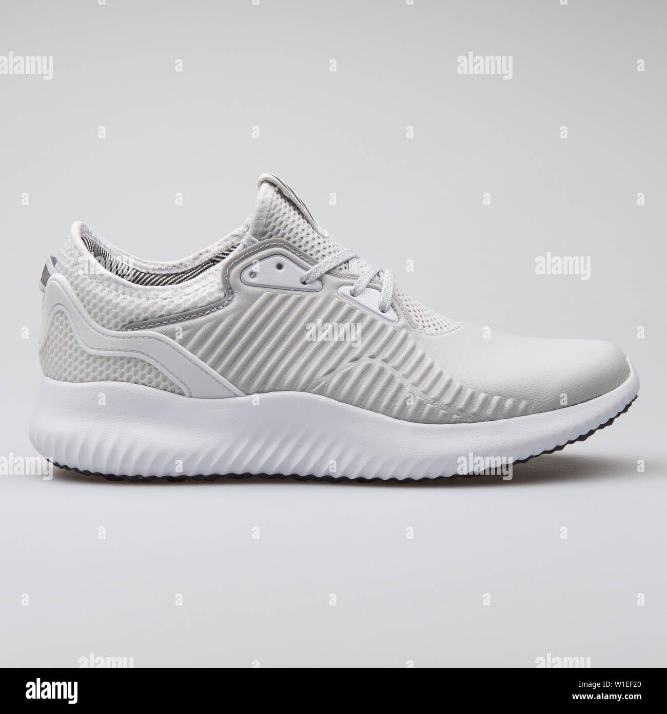 VIENNA, AUSTRIA - AUGUST 7, 2017: Adidas Alphabounce Lux white sneaker on  white background Stock Photo - Alamy