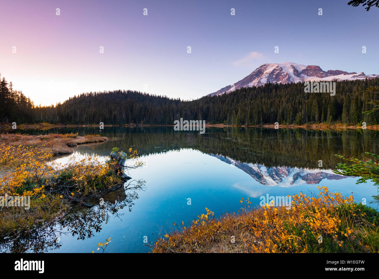 Reflection Lake, Mount Rainier National Park, Washington State, United