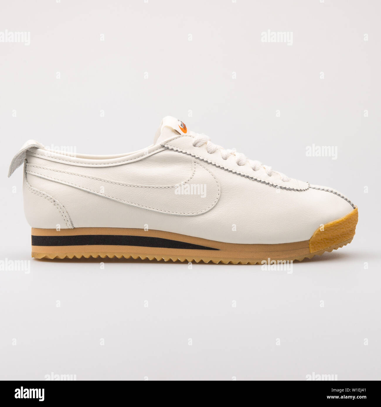 VIENNA, AUSTRIA - AUGUST 23, 2017: Nike Cortez 72 white sneaker on white  background Stock Photo - Alamy