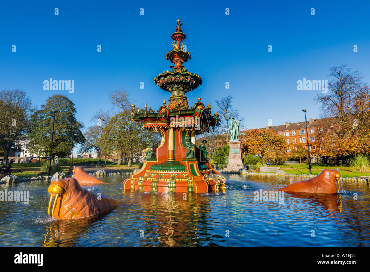 Grand Central Fountain, Fountain Gardens, Paisley, Renfrewshire