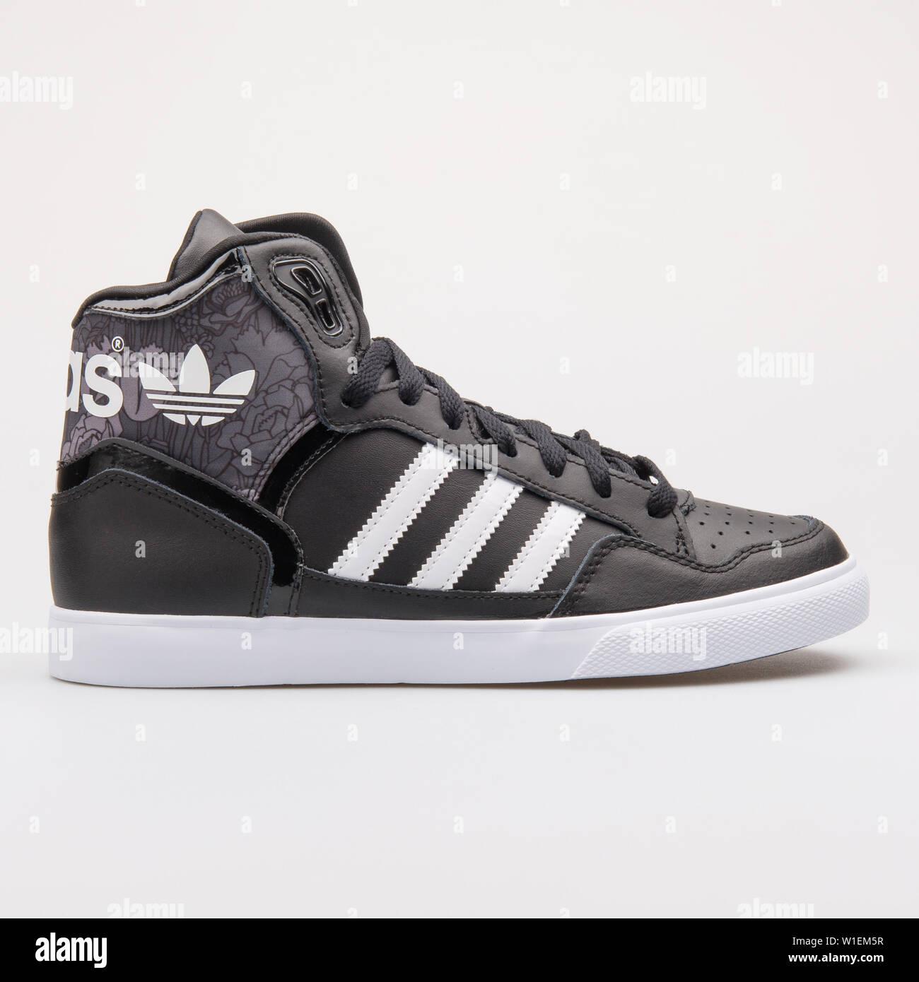 Black leather adidas sneakers hi-res stock photography and images - Alamy