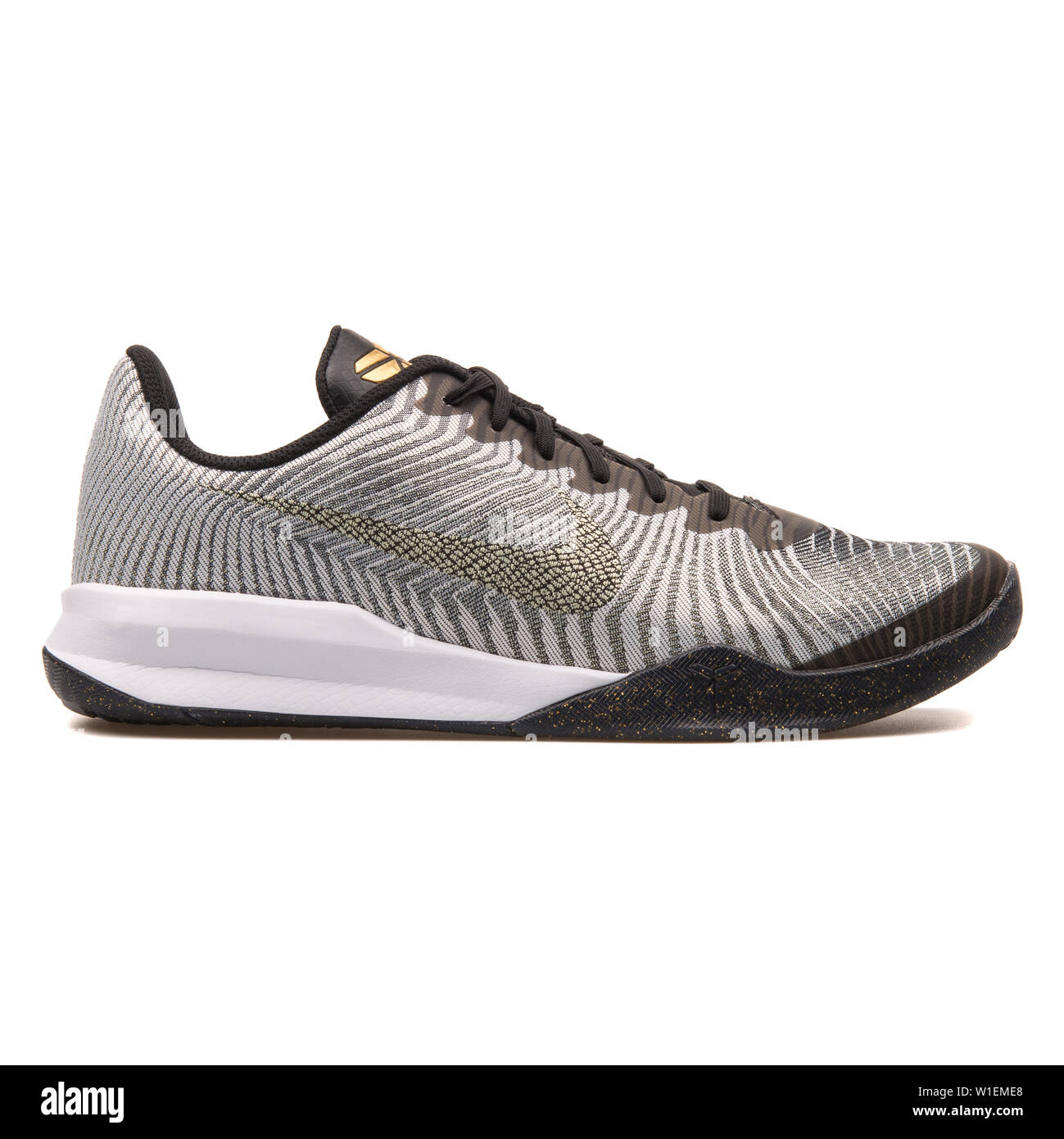 VIENNA, AUSTRIA - AUGUST 30, 2017: Nike Kobe Mentality 2 grey and black  sneaker on white background Stock Photo - Alamy