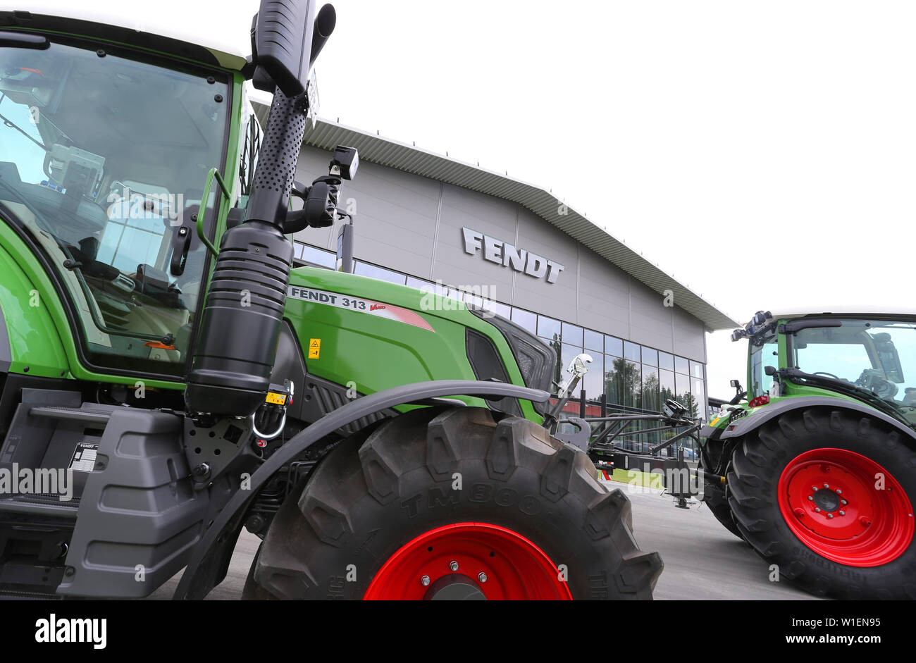 Marktoberdorf Germany 02nd July 2019 Tractors Are At The 