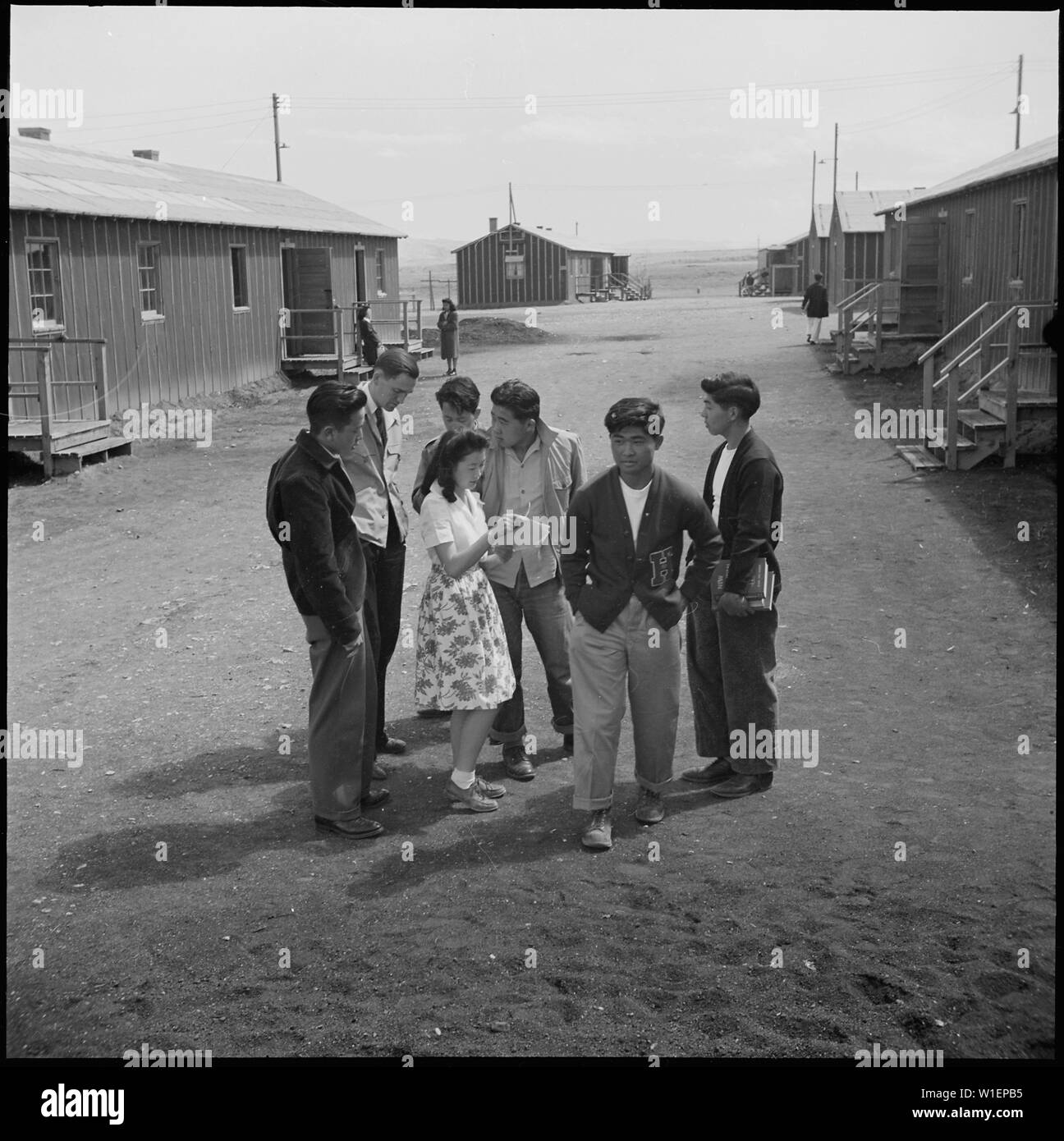 Heart Mountain Relocation Center, Heart Mountain, Wyoming. Heart