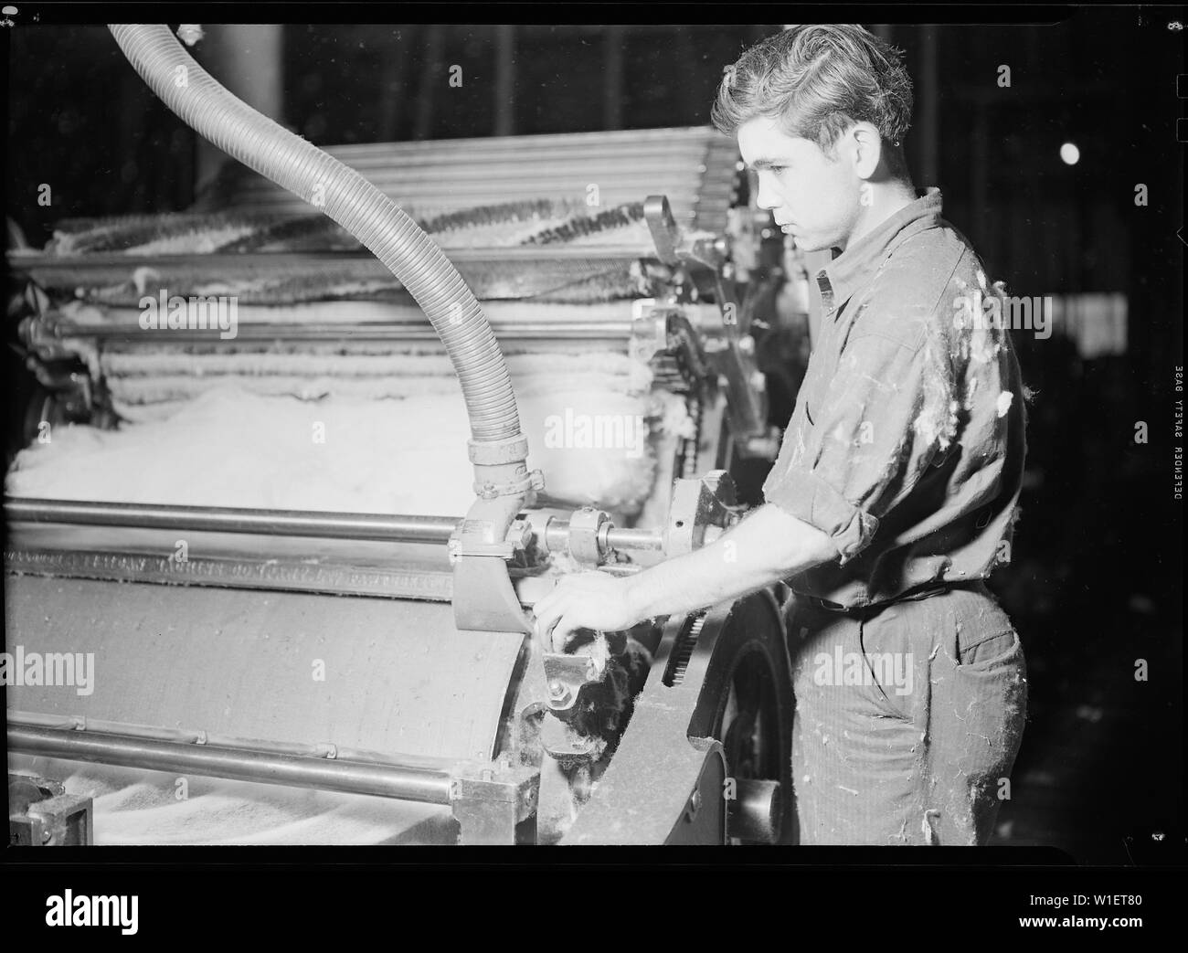 High Point, North Carolina Textiles. Pickett Yarn Mill. Cards