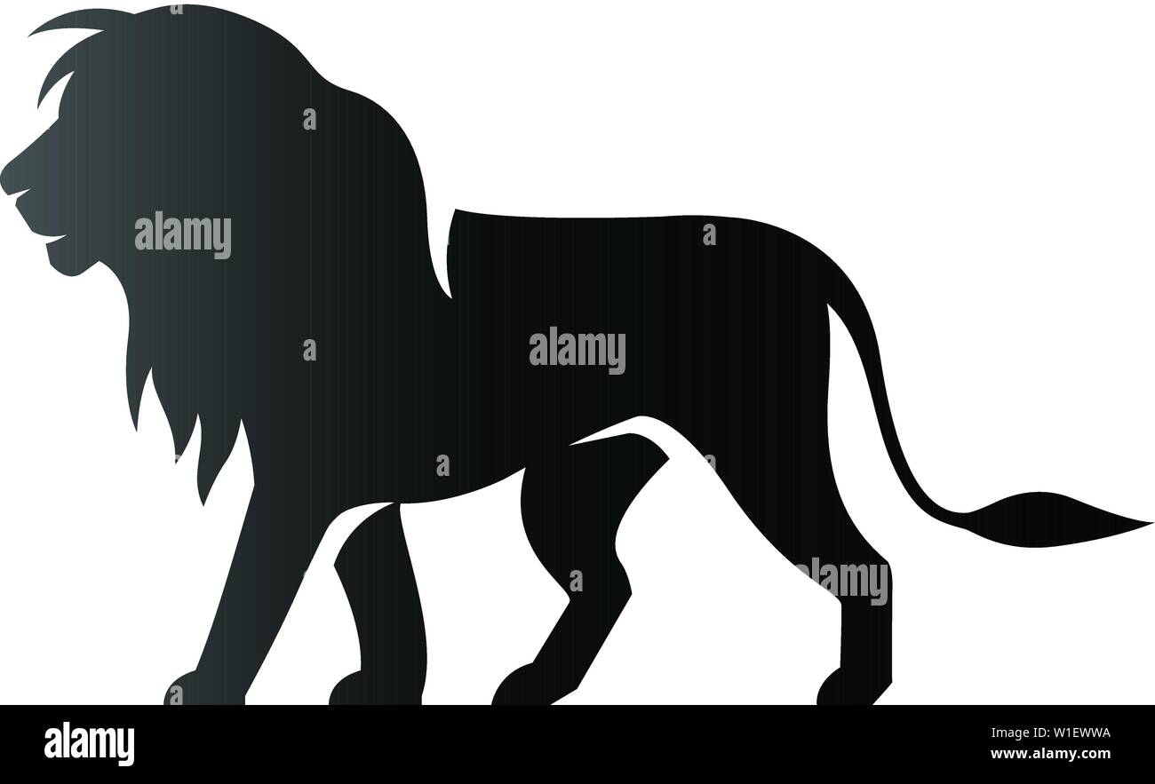 Lion icon in duo tone color. mammal carnivore zoo Stock Vector