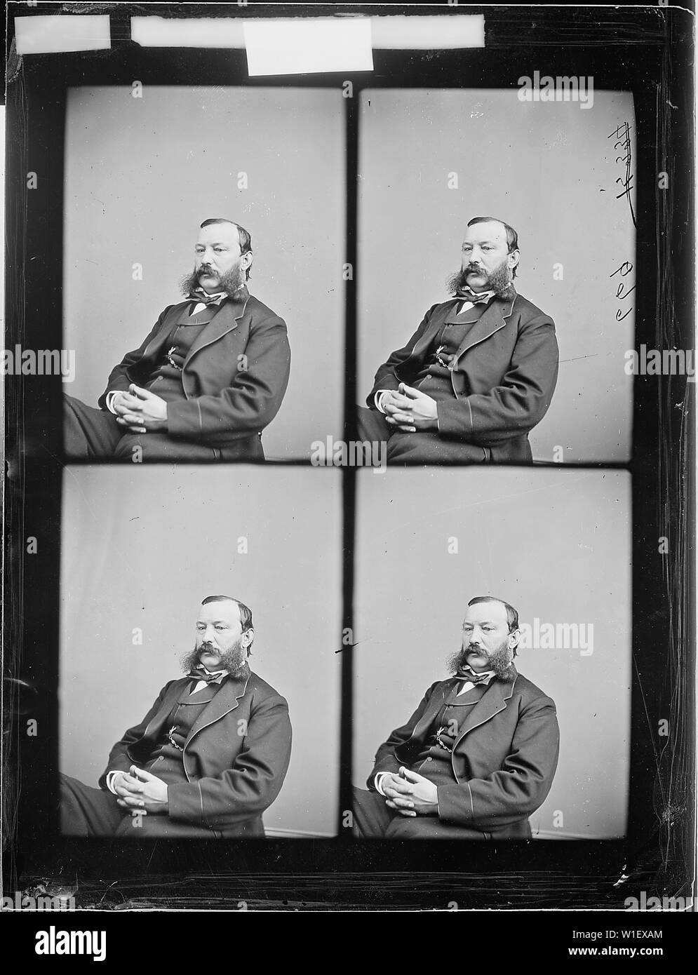 Hon. Anson Burlingame, Mass Stock Photo Alamy