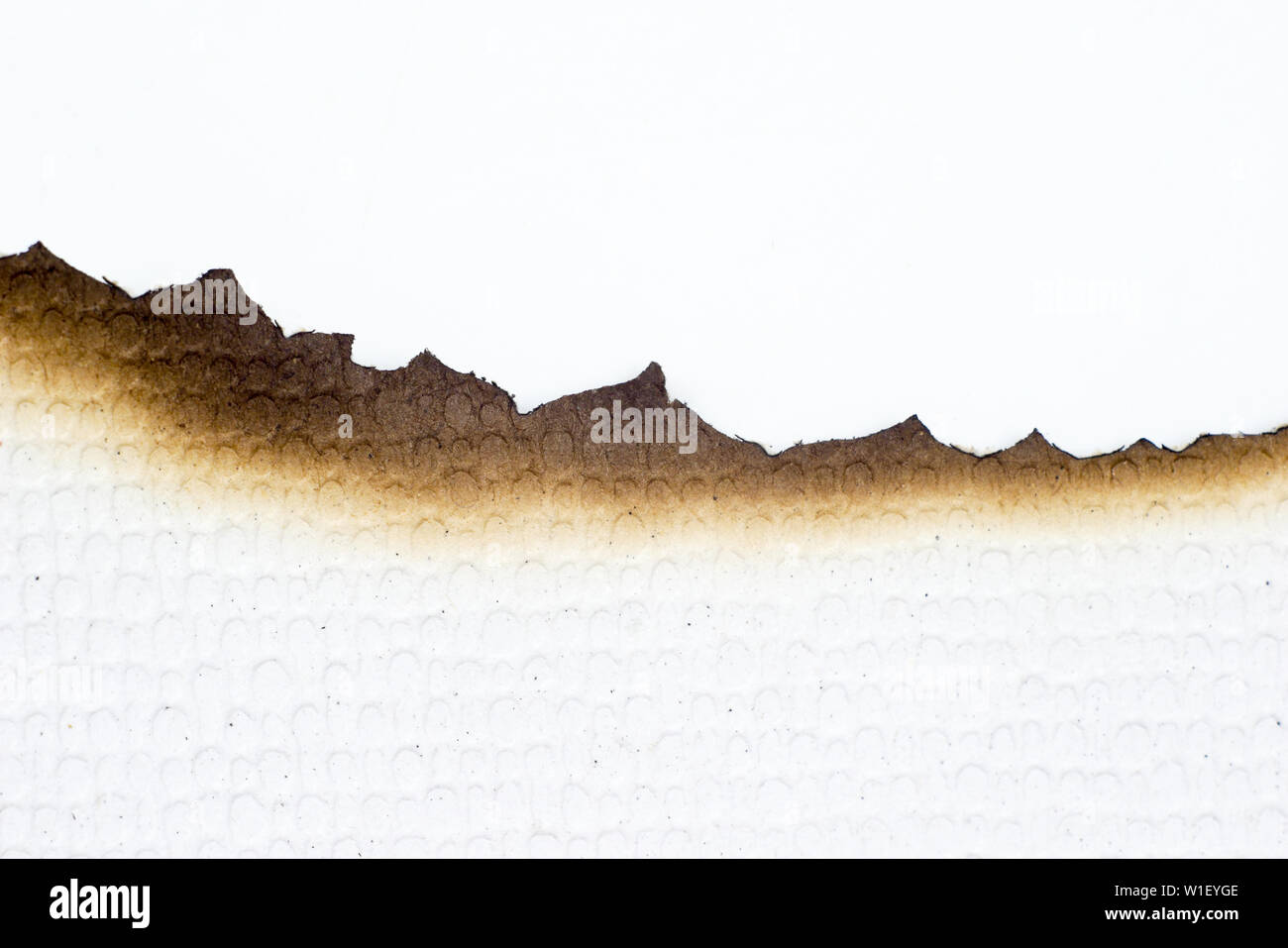 paper burned old grunge abstract background texture Stock Photo