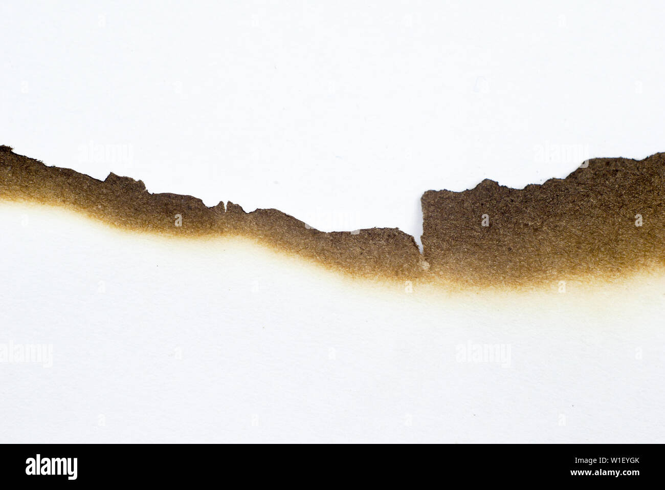 paper burned old grunge abstract background texture Stock Photo