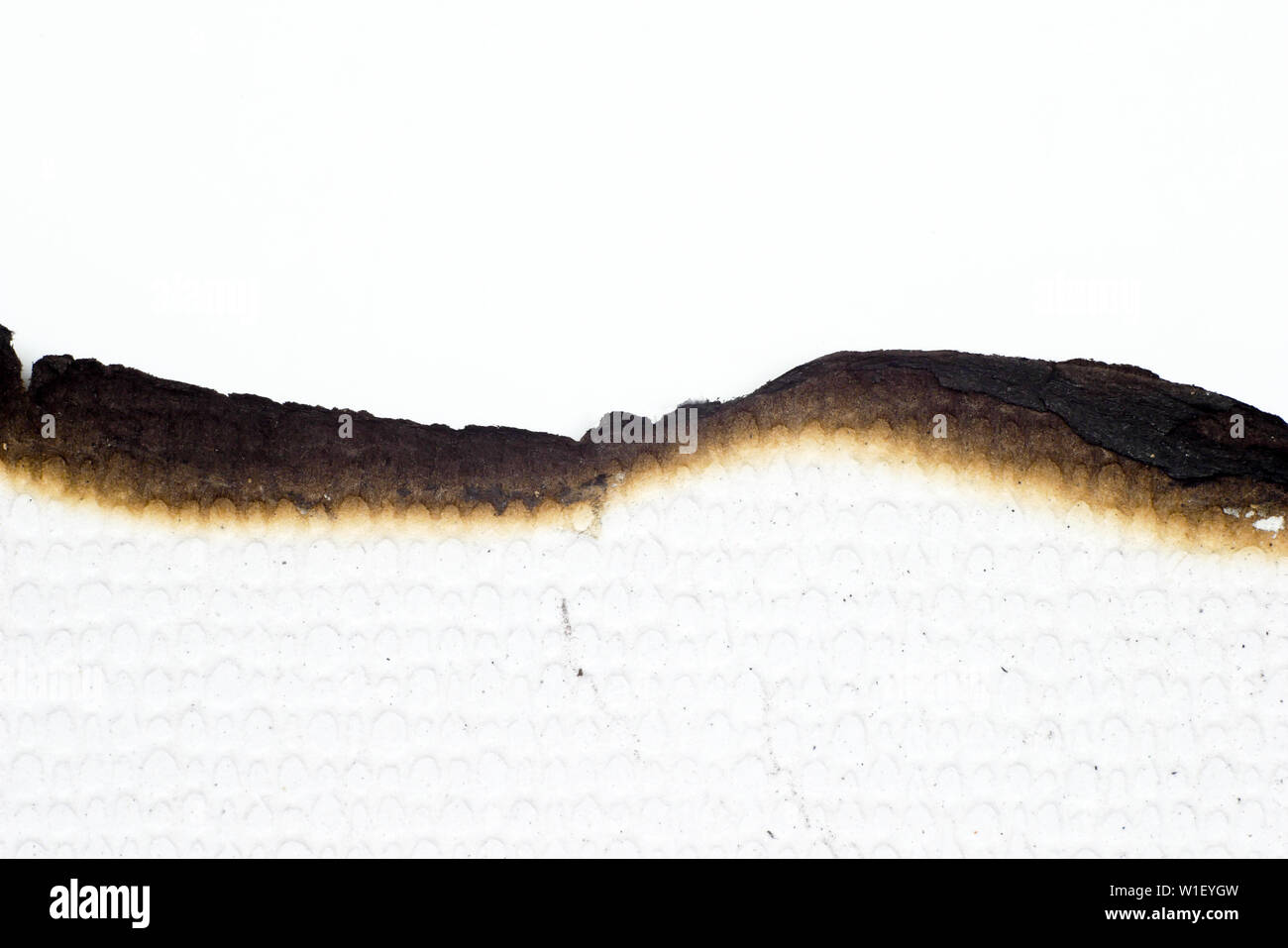 paper burned old grunge abstract background texture Stock Photo