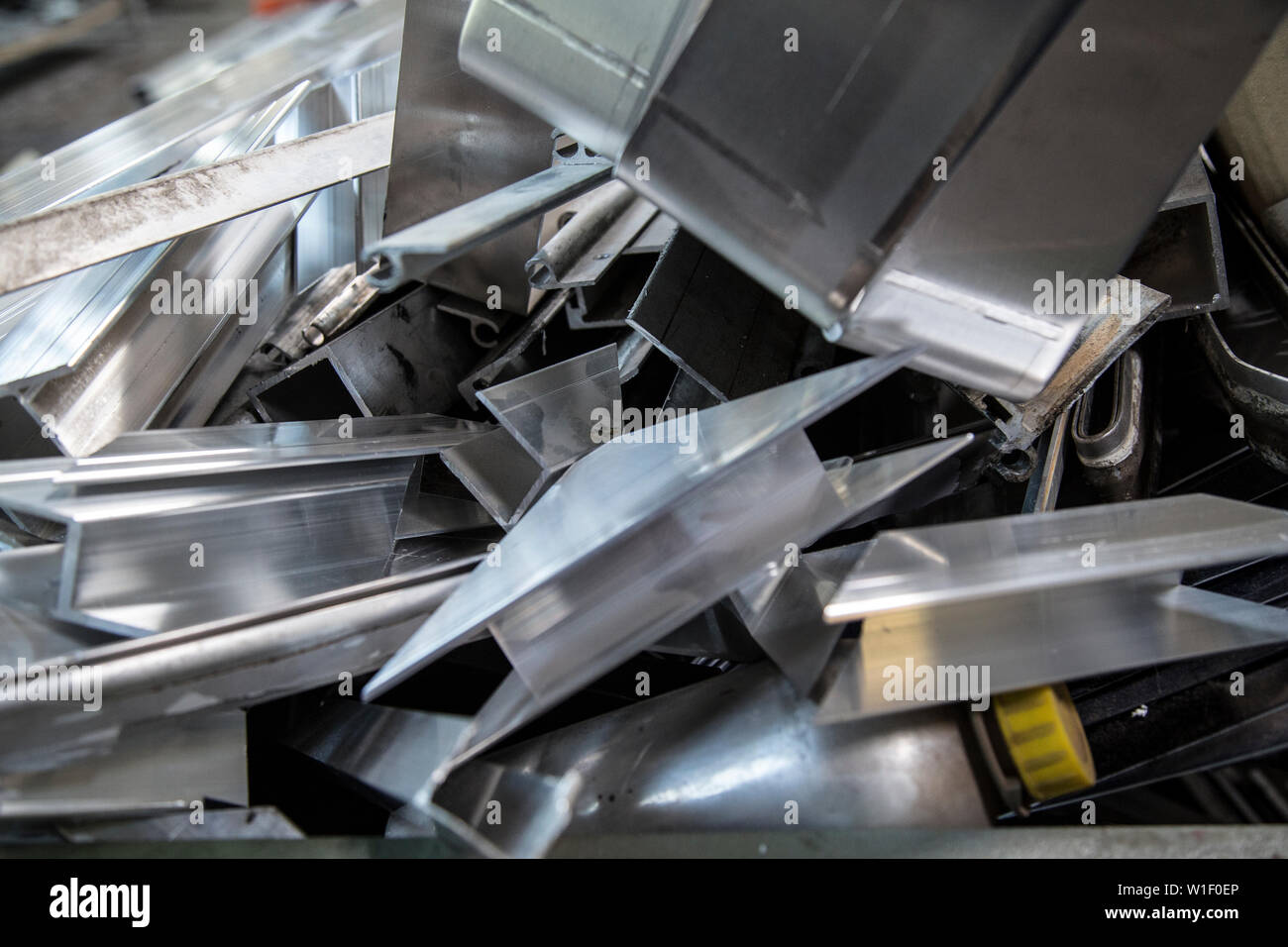 Metal recycle raw material hires stock photography and images Alamy