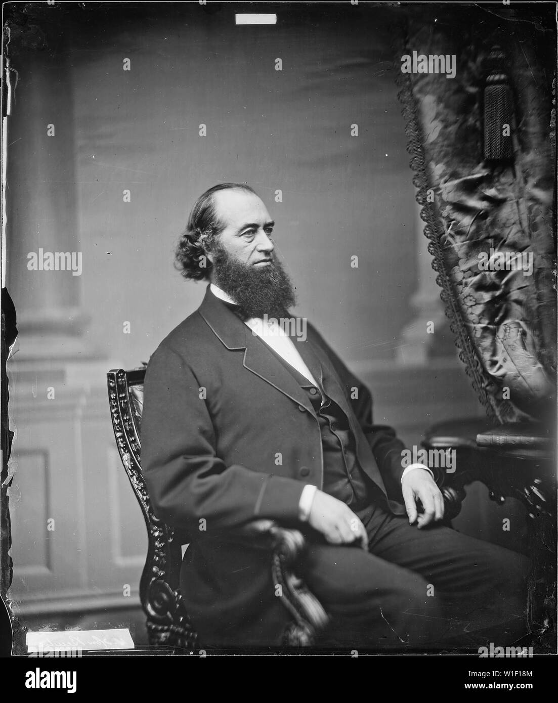 Hon. Jacob Benton, N.H Stock Photo