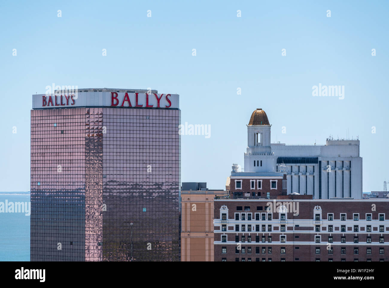 Ballys Casino in Atlantic City on New Jersey coastline Stock Photo