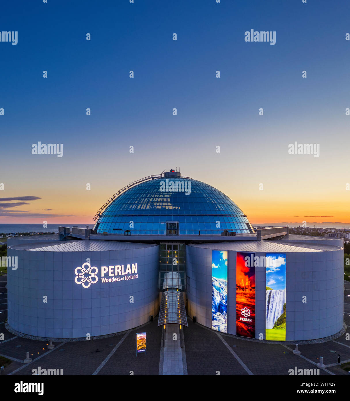Perlan (The Pearl) Museum- Wonders of Iceland, Reykjavik, Iceland Stock Photo