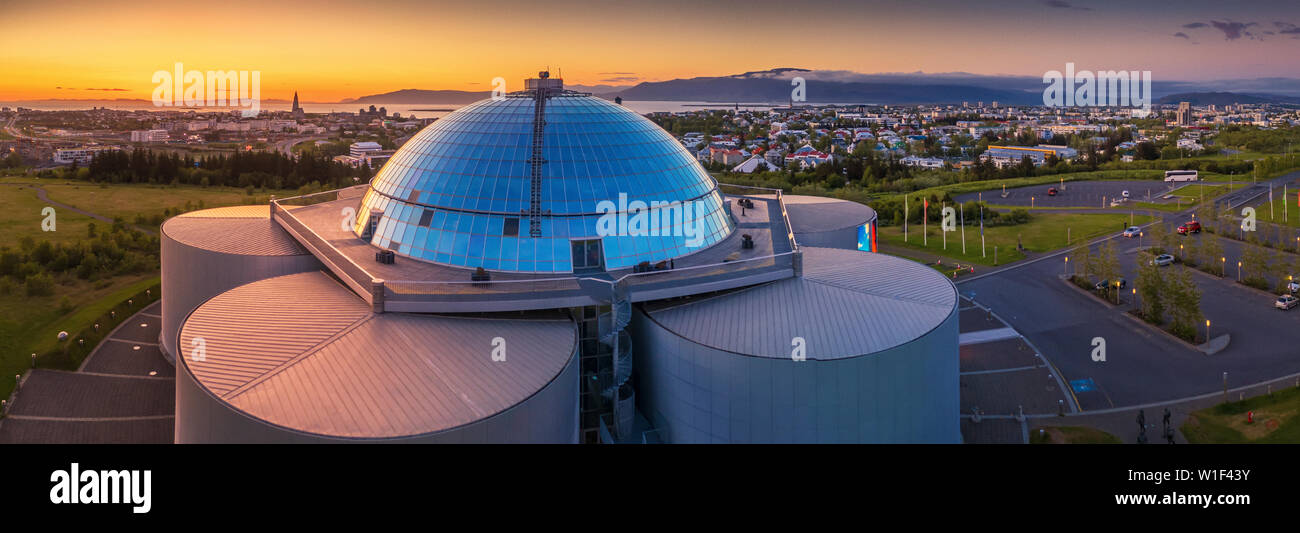 Perlan (The Pearl) Museum- Wonders of Iceland, Reykjavik, Iceland Stock Photo