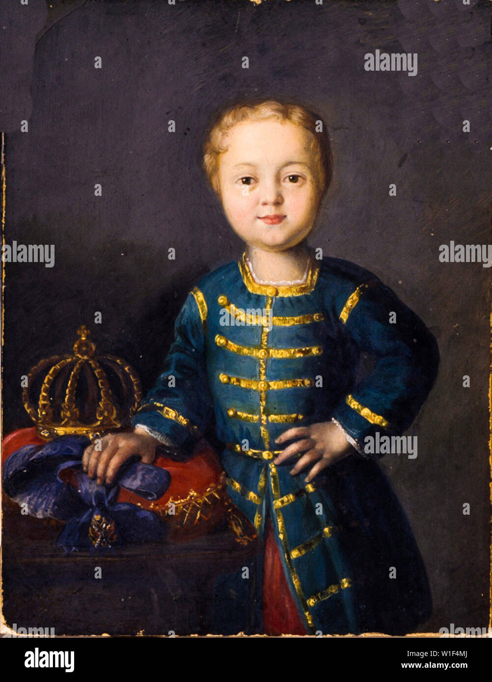 Ivan VI, Emperor of Russia, 1740-1764, portrait painting, 1744-1750 Stock Photo