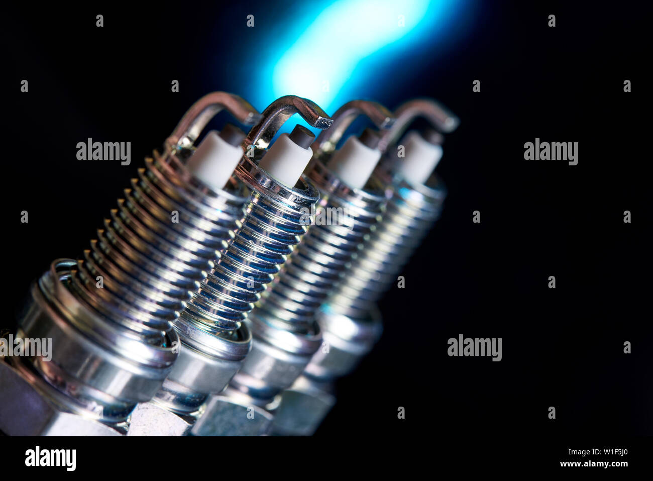 Spark plug for internal combustion engine. Stock Photo