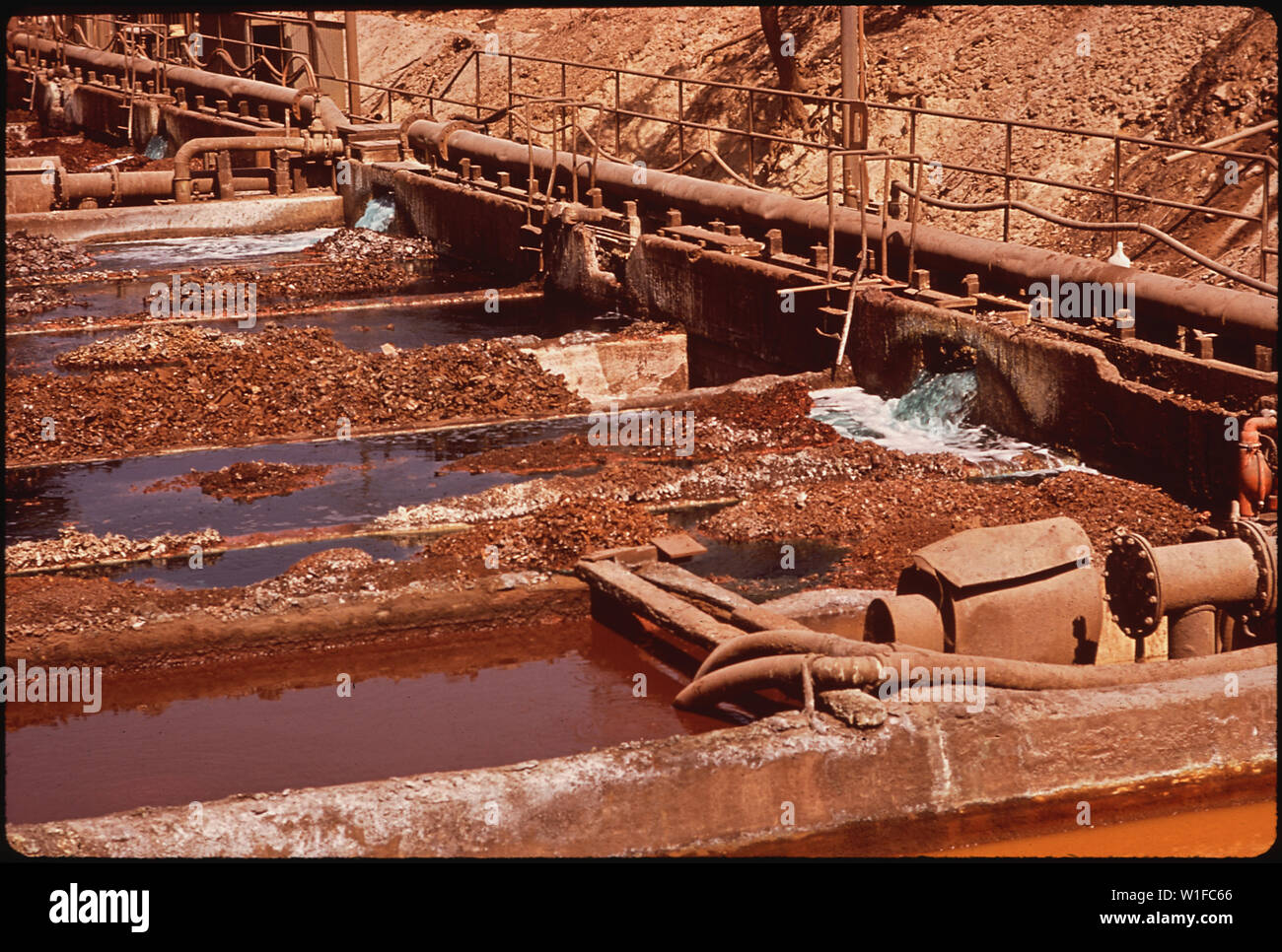 IRON LEACHING (SEPARATING) AREA OF INSPIRATION CONSOLIDATED COPPER