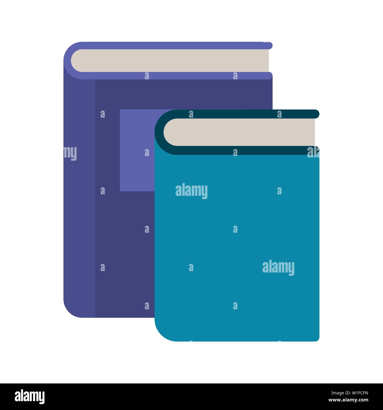 book of school with white background Stock Vector Image & Art - Alamy