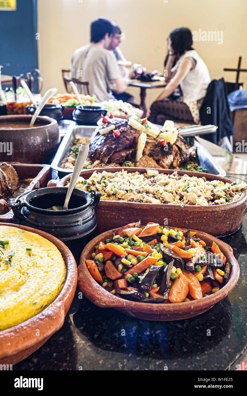 Brazil buffet food restaurant hi-res stock photography and images - Alamy
