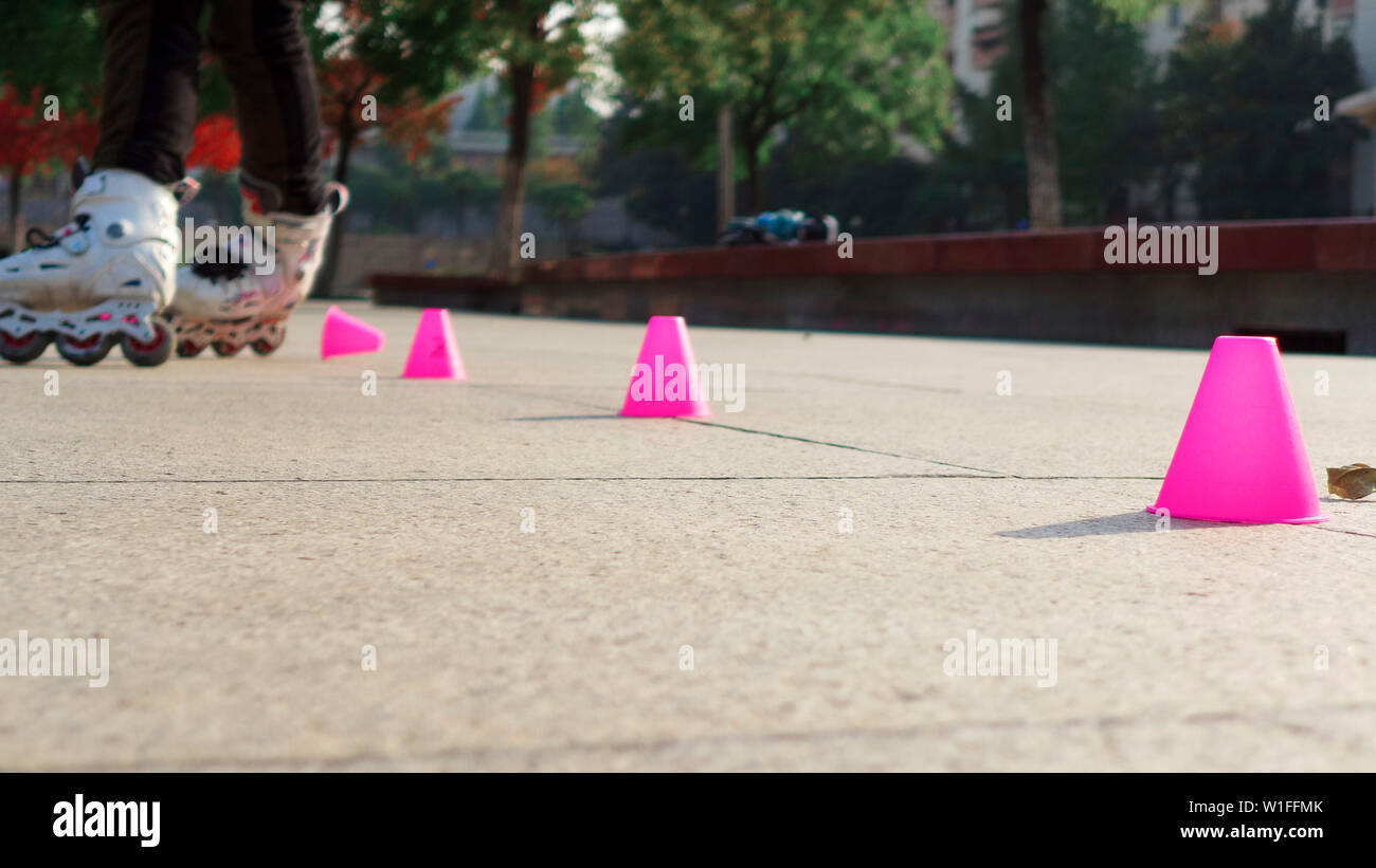 color child street school playground Stock Photo
